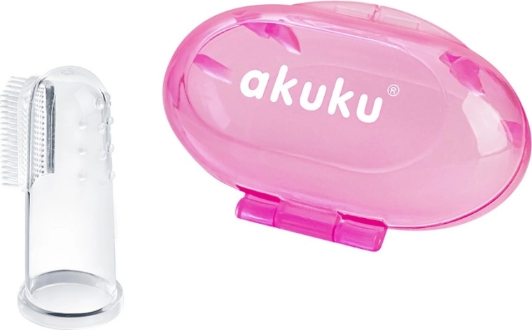 Første tandbørste med etui Akuku