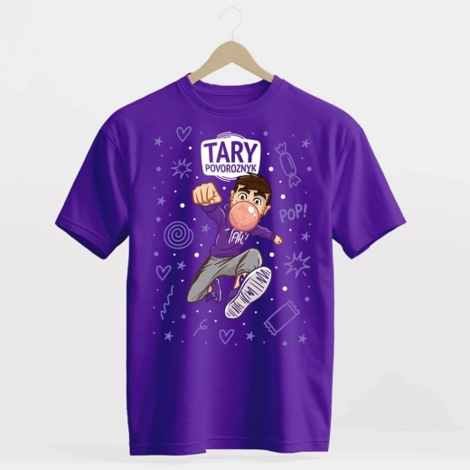 Tary Povoroznyk T-shirt Žvejka tropical lilla 116–122