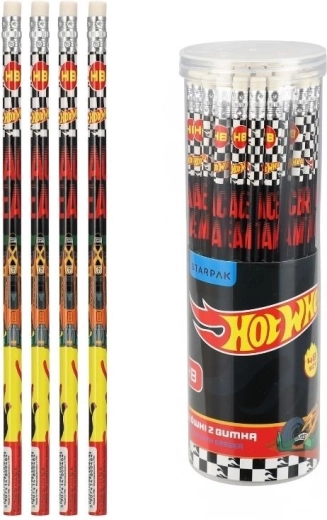 Blyant med viskelæder Hot Wheels HB - 1 stk.