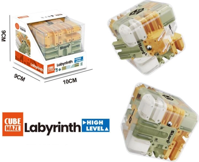 Logikspil med 3D-labyrintterning