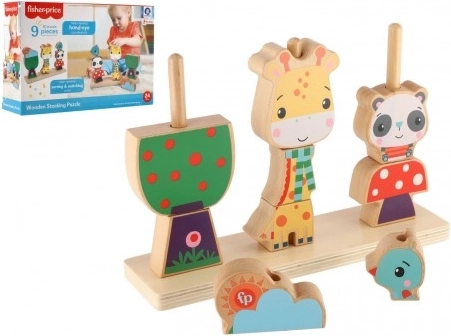Træbyggesæt fra Fisher-Price til børn