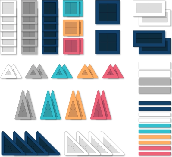 Sikre og holdbare dele med mat overflade