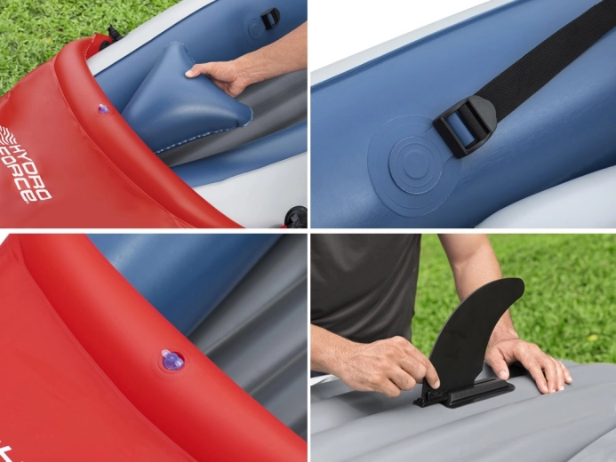 Stabil sejlads takket være I‑beam‑bund og finne