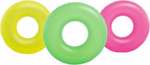 Oppustelig neon-svømmering 91 cm