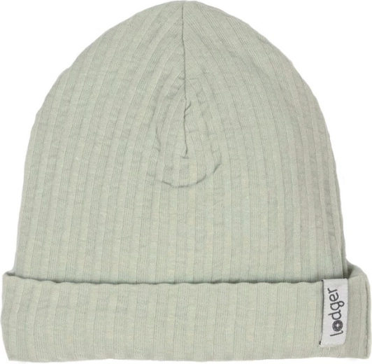 Lodger Beanie Seersucker Silk bomuldshue 0–6 måneder