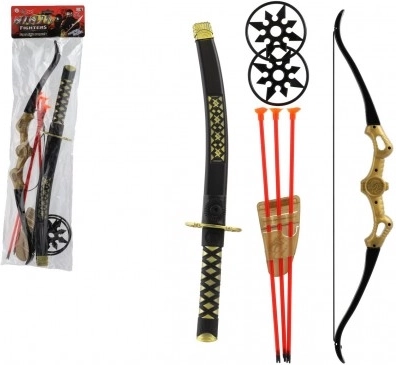 Ninjasæt med sværd og tilbehør