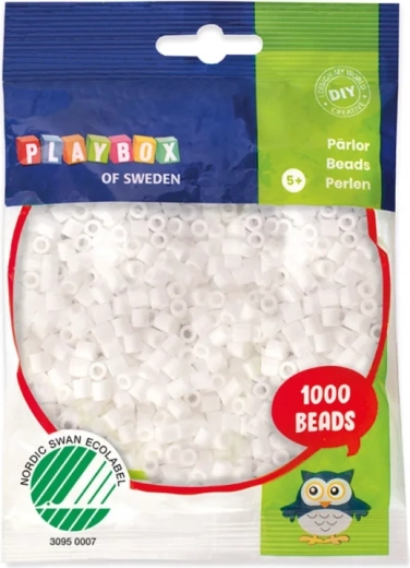 Playbox strygeperler – Hvid
