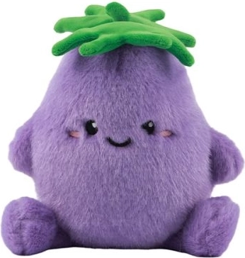 Plysheggplante Ellie Eggplant - 1 stk.