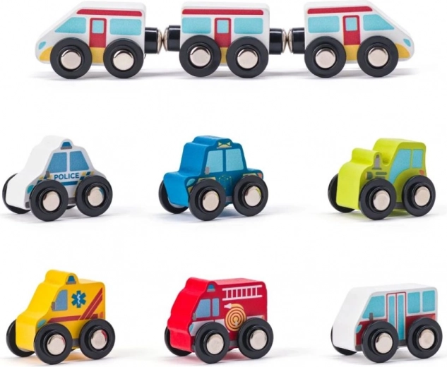 Køretøjer på hjul og magnetisk tog