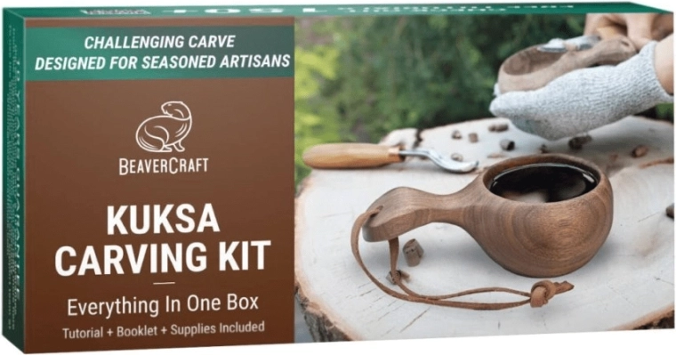 BeaverCraft DIY-sæt til udskæring af kuksa