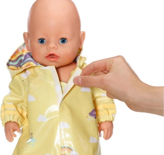 Regnjakke med hætte