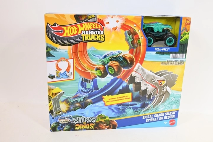 Hot Wheels Monster Trucks Rovdyrsløkke med minibilen Mega-Wrex