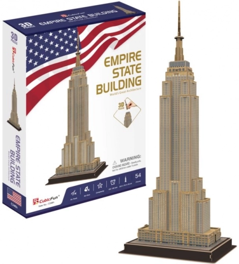 CubicFun 3D-puslespil Empire State Building 54 brikker