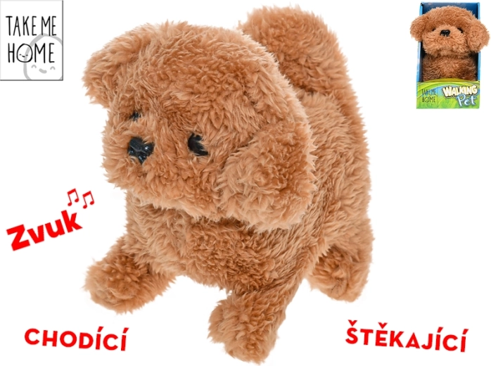 Interaktiv plyshund Take Me Home 15,5 cm
