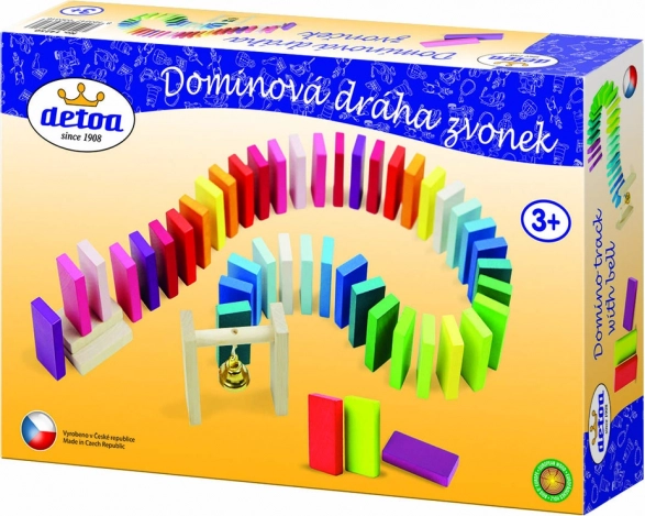 Detoa dominobane med klokke