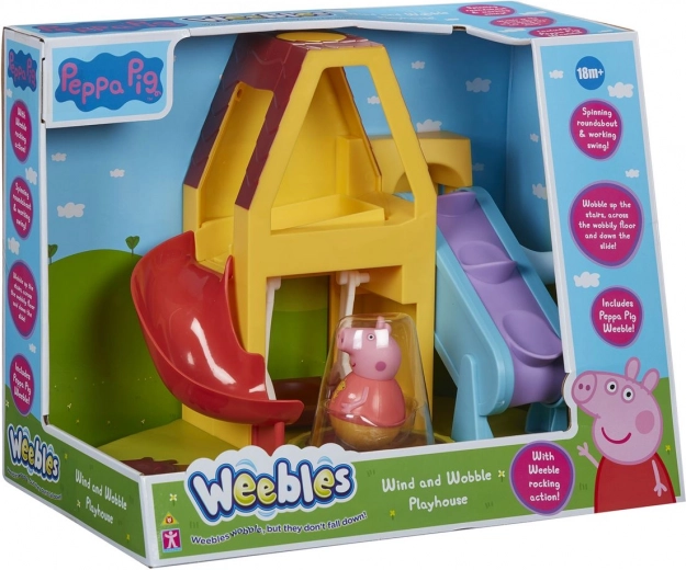 Peppa Pig Weebles vippende legehus