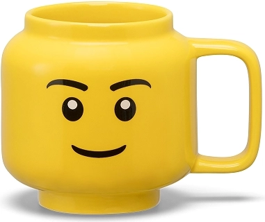 Lego keramisk krus 255 ml – minifigurhoved dreng