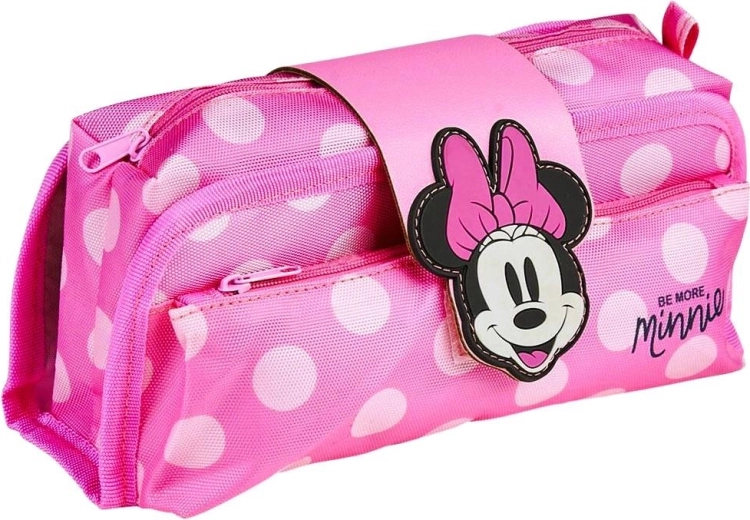Minnie-penalhus med velcrolukning