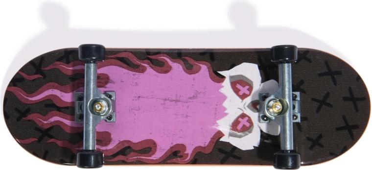 Realistisk mini skateboarddeck