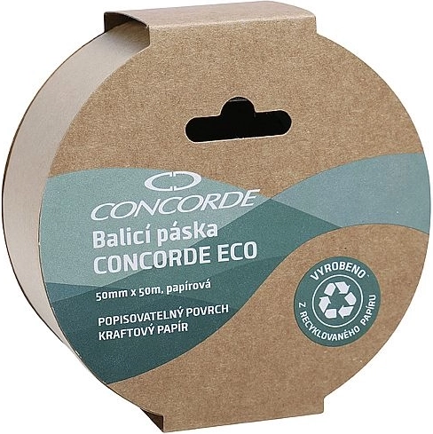 Papirtape til indpakning CONCORDE ECO 50 mm × 50 m