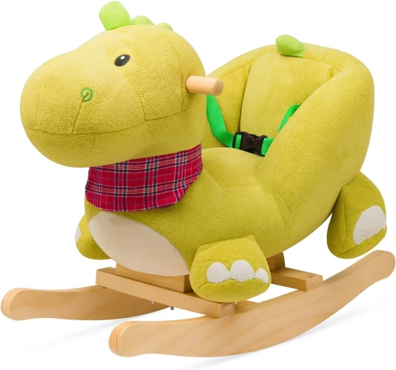 Gyngende plysdinosaur med melodi Baby Mix