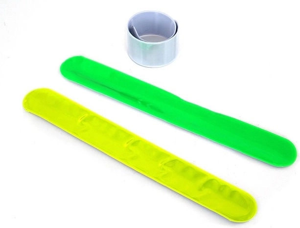 Reflekterende slap-armbånd til børn