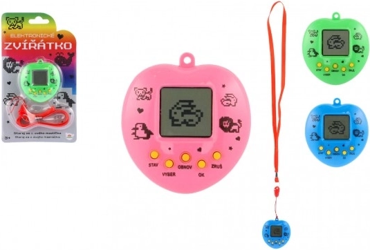 Elektronisk virtuelt kæledyr med snor – lomme-tamagotchi til børn