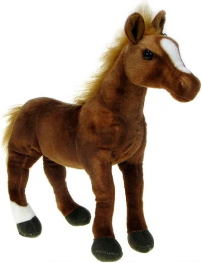 Plys-hest (engelsk fuldblod) 35 cm