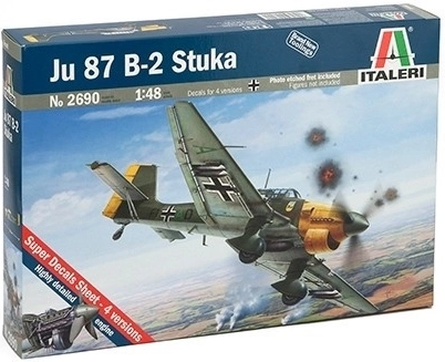 Model af fly Junkers JU-87 B Stuka Slaget om Storbritannien