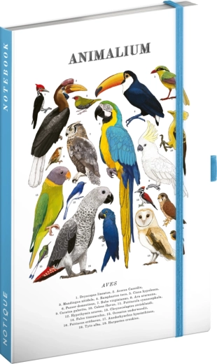 Notique Notes Animalium – foret notesbog med fugle 13 × 21 cm
