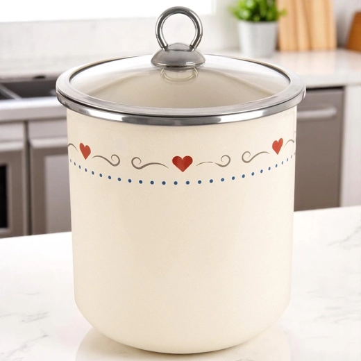 Gennemsigtigt glaslåg for øjeblikkeligt overblik