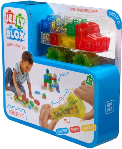 Bløde Jelly Blox køretøjsklodser