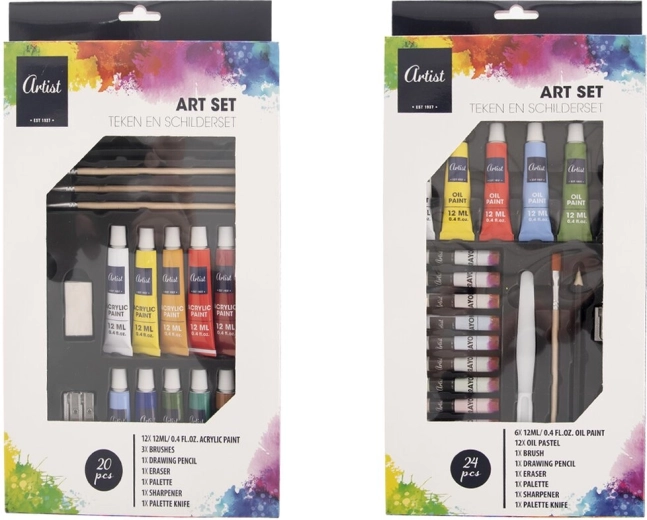 Kreativt malesæt (2 assorterede varianter)