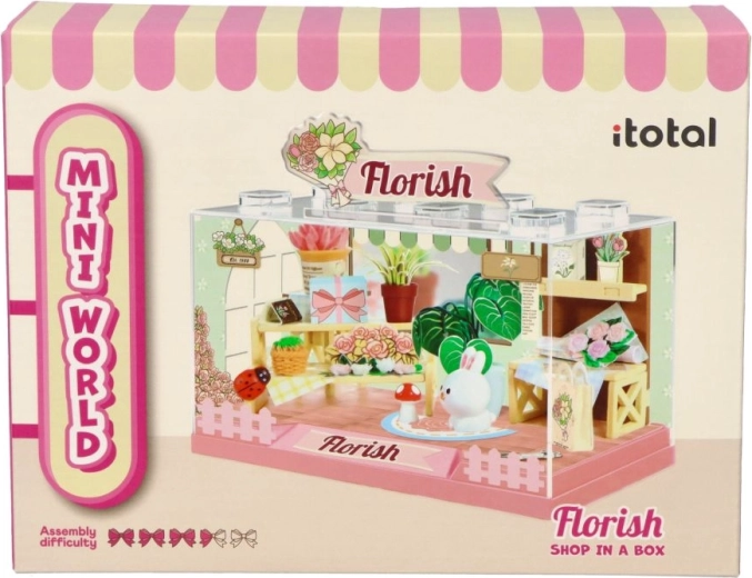 i-Total DIY-diorama blomsterbutik til samling