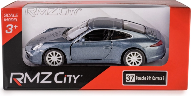 Metalmodel af bil Porsche 911 Carrera S 1:32 med optræksmotor