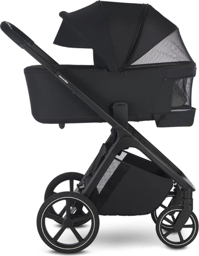 Premium foldbar liggedel med anti-reflux-system