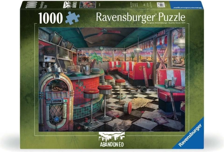 Ravensburger puslespil Forladte steder: forfaldent bistro 1000 brikker