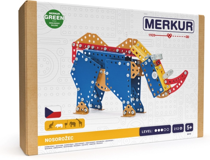 Merkur Zoo – næsehorn, 212 dele
