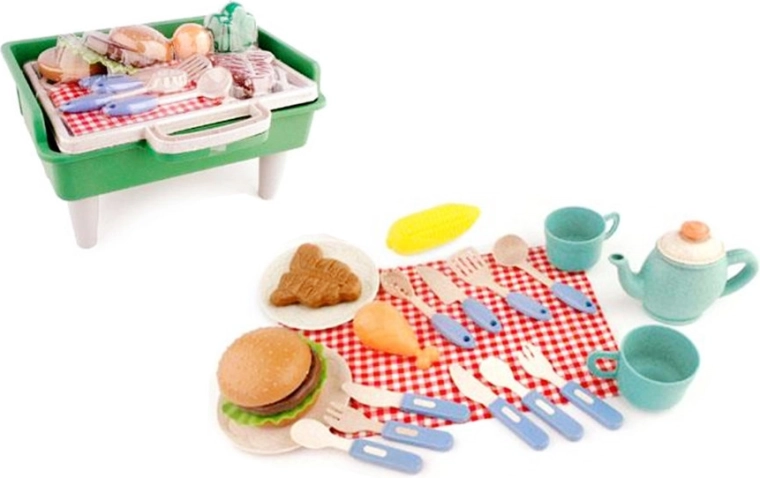 Børnekøkkensæt – mini-grill med tilbehør