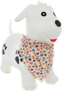 Gummi hoppehund med pumpe