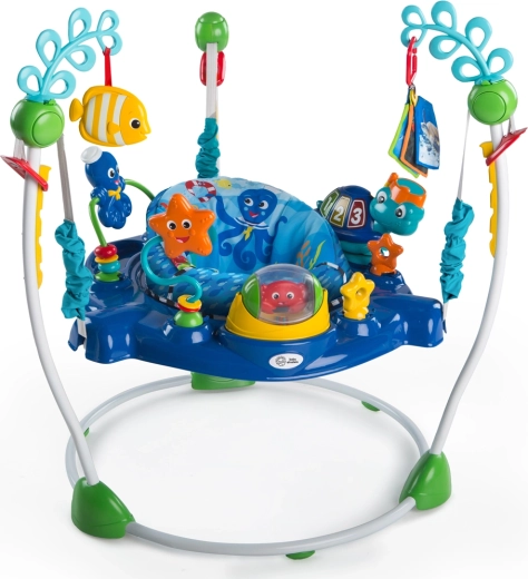 Baby Einstein hoppe-/aktivitetscenter Neptune’s Ocean Discovery 2-i-1 (6–12 måneder)