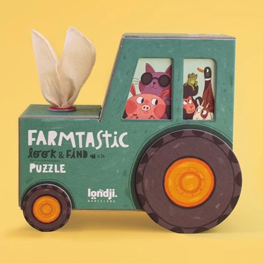 Londji puslespil Farmtastic (36 brikker)