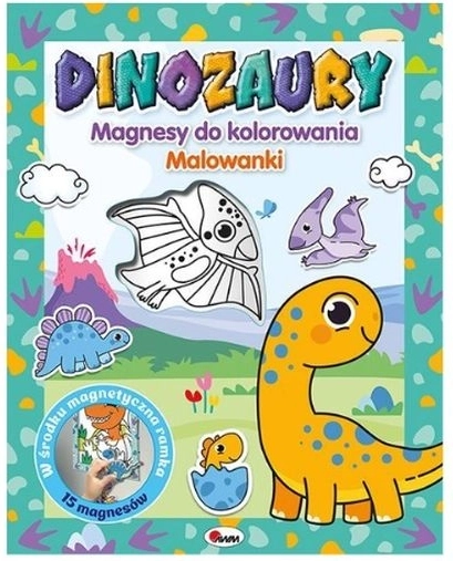 Farvelægningsmagneter – Dinosaurer
