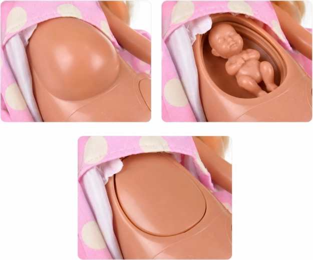 Mors drejelige mave med baby indeni