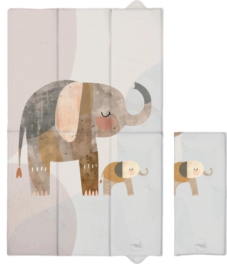 Ceba Baby rejsepusleunderlag basic elephant family 80 × 50 cm