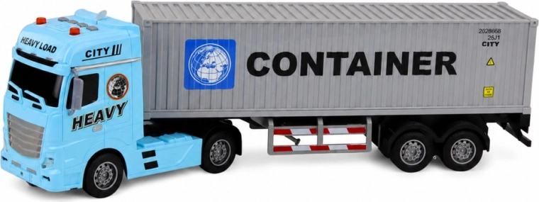 Aftagelig container til realistisk transport