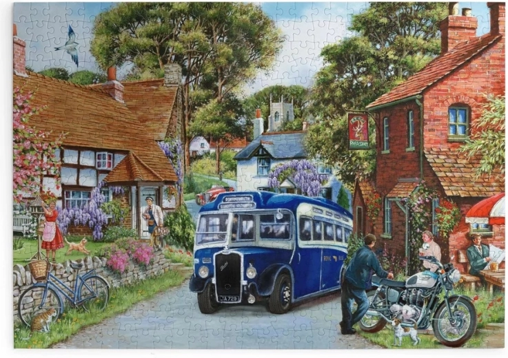 Puzzle House of Puzzles Smal vej 500 brikker