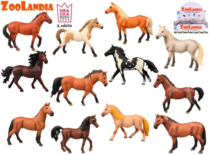 Zoolandia plastik hest 14 cm – 12 typer