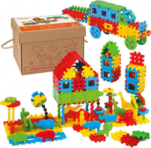 Konstruktionsklodser Marioinex Waffle 200 stk