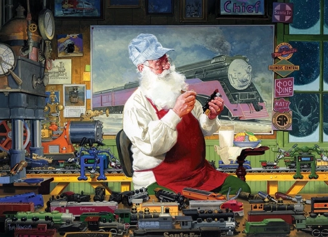 Puslespil COBBLE HILL 1000 brikker – Santas hobby